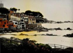 Sunrise Over Calella by Bob Cook