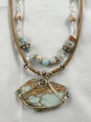 Two Strand Jasper Necklace by Vicki Davis