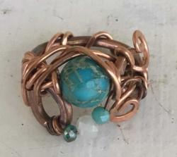 Blue Ring by Vicki Davis