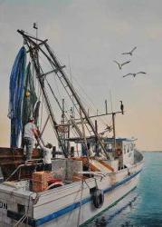 Shrimpers by Bob Cook