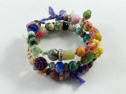 Colorful Wrap Bracelet by Vicki Davis