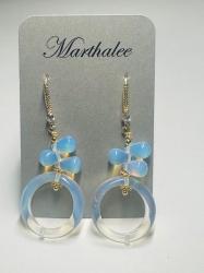 Opalite earrings by Martha Boles