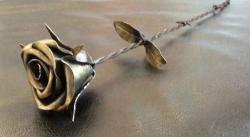 Metal Rose Medium by Jack Wolfsen