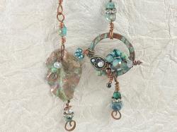 MISMATCHED PATINA EARRINGS by Vicki Davis