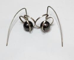 Tahitian Pearl Earrings by Fred Tate