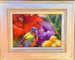 Painted Bunting by Susie Monzingo