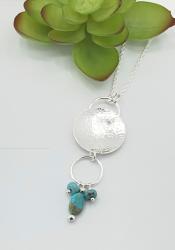 Rain Dance Turquoise Necklace by Sherri Lane