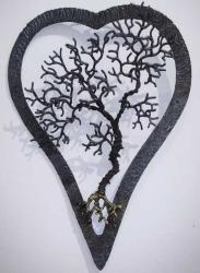 Tree Heart #17 with Tree by Jack Wolfsen