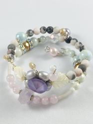 Lavender wrap bracelet by Vicki%20Davis