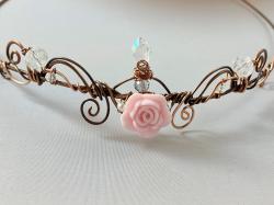 Special order rose tiara by Vicki Davis