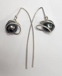 Tahitian Pearl Earrings by Fred Tate