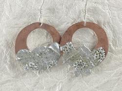 ROUND STAMPED EARRINGS by Vicki Davis