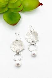 Rain Dance Pearl Earrings by Sherri Lane