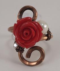 Red Rose Ring by Vicki Davis