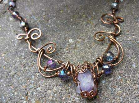 Amethyst Swirls by Vicki Davis