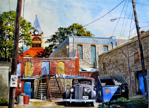 Stephenville Alley by Bob Cook