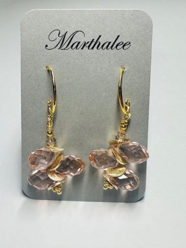 Swarovski earrings by Martha Boles