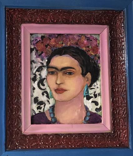 Frida-Between Two Worlds II by Kim Lanus