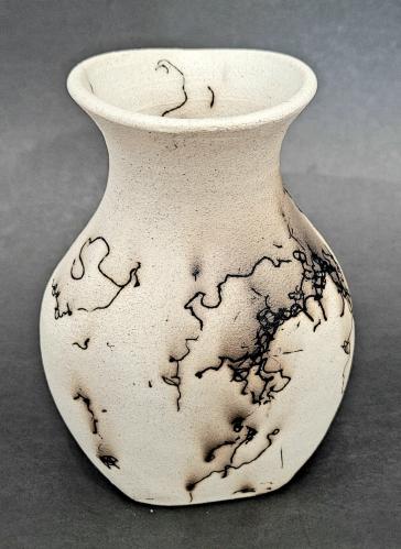 Flask Horsehair Vase by Silas%20Bradley