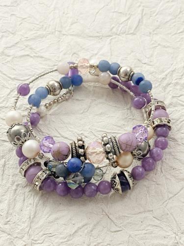 Purple wrap Bracelet by Vicki Davis