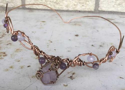 Amethyst Tiara by Vicki Davis