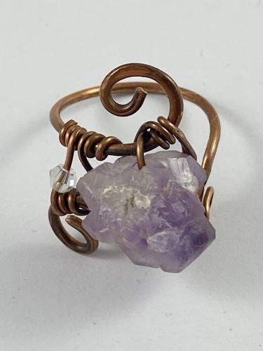 Amethyst ring by Vicki Davis