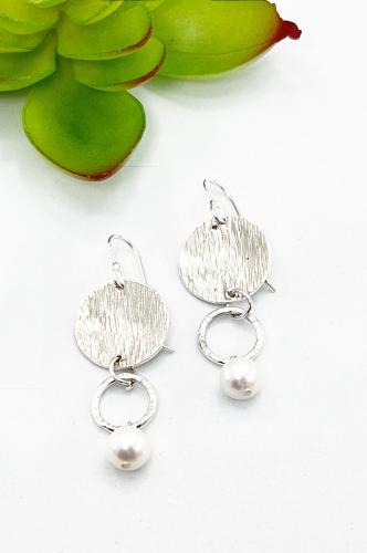 Rain Dance Pearl Earrings by Sherri Lane