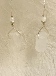 Crystal & sterling earrings by Vicki Davis