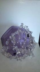 Purple Molecular Vase by Aaron Tate