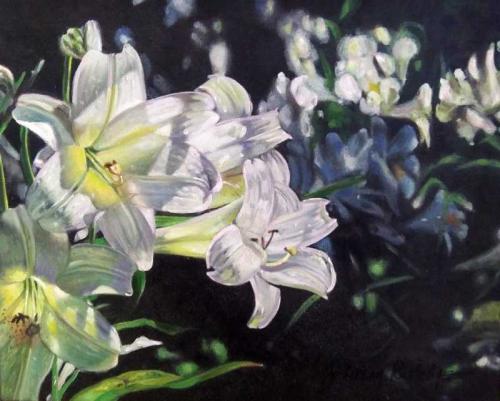 Lillies by Jo LeMay Rutledge