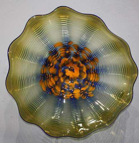 Gold and Blue with Blue Rim Spinner by Ron and Chris Marrs