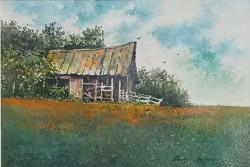 Hill Country Barn by Barry L. Selman