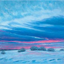 Deep Pinks and Blues Are the Colors I Choose by Rebecca Zook