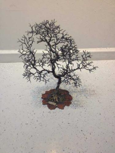 Barb Wire Tree Small by Jack Wolfsen