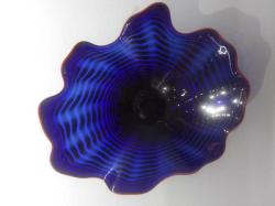 Deep Blue with Red Rim Spinner by Ron and Chris Marrs