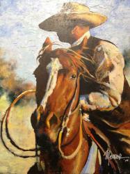 Cowboy Profile by Randy Meador