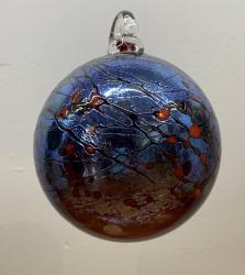 Blue with Red Spots Orb by Ron%20and%20Chris%20Marrs