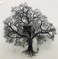Tree #344 Family Tree With House by Jack Wolfsen