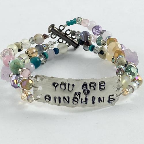 You are my sunshine bracelet by Vicki Davis