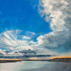 Rain and Blue Sky by Rebecca Zook