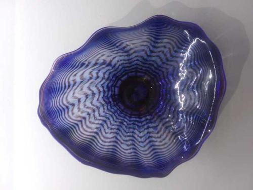 Deep Blue and Brown Spinner by Ron and Chris Marrs