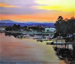Lake Granbury Sunset by Bob Cook