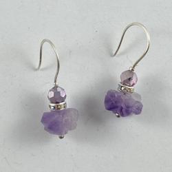 Amethyst earrings by Vicki%20Davis
