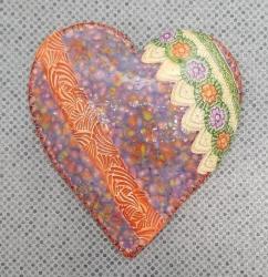 wall heart#108 by Cathy Crain