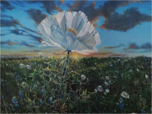 Prickly Poppy by Jo LeMay Rutledge