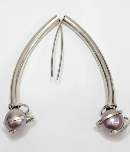 Pearl Earrings by Fred Tate