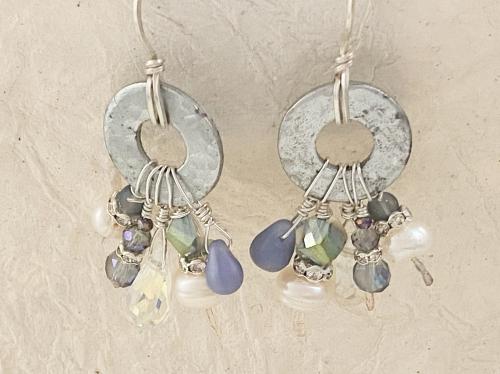 Silver Earrings by Vicki Davis