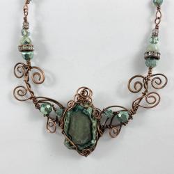 Agate necklace by Vicki Davis