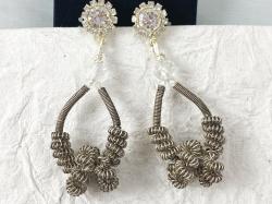 Coiled Wire Earrings by Vicki Davis